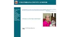 Desktop Screenshot of columbianacountydoglicense.com